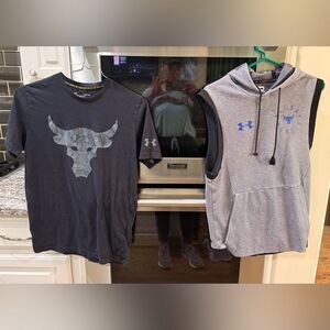 Men’s under Armour top bundle, no bull